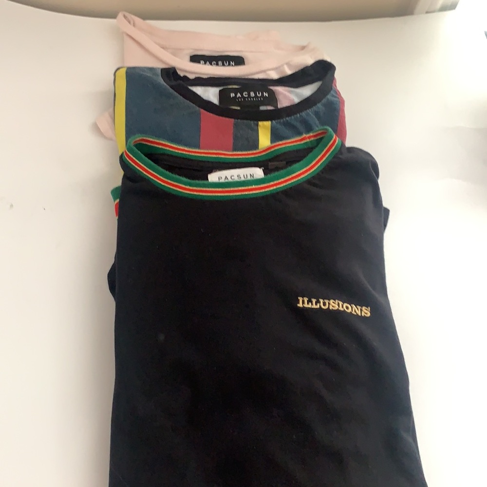 PACSUN bundle of 3 t-shirts